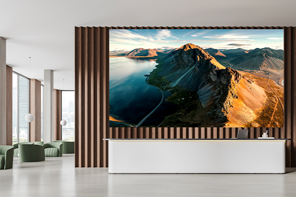 CLED on Display in Lobby Area